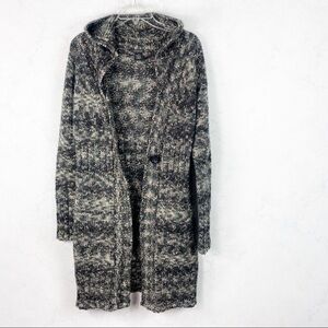 [Calvin Klein] Wool Blend Hooded Cardigan